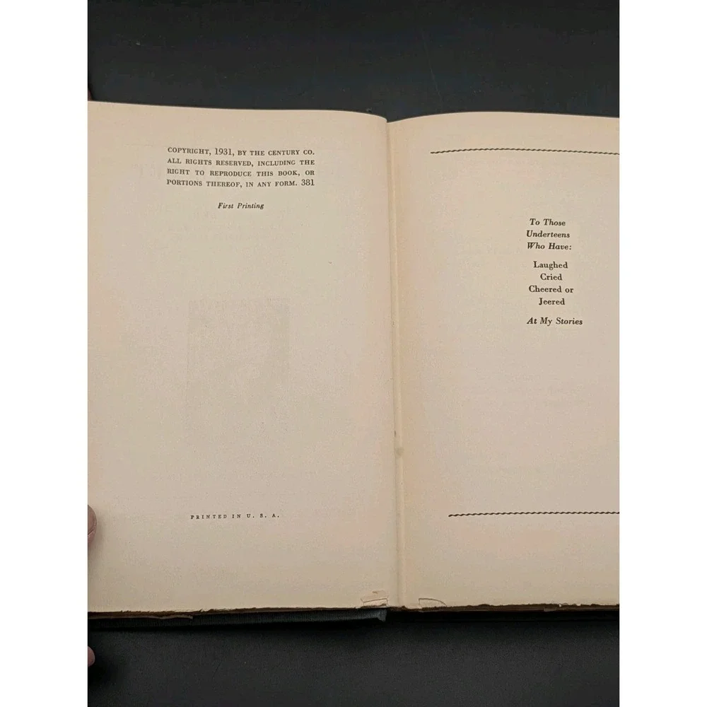 Vintage Hillyer, V. M. The Dark Secret‎ Hardback No DC